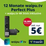 waipu.tv für 5€ inkl. waipu-Stick