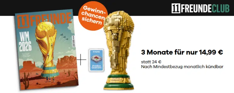 11 FREUNDE für 14,99€ (statt 24€)