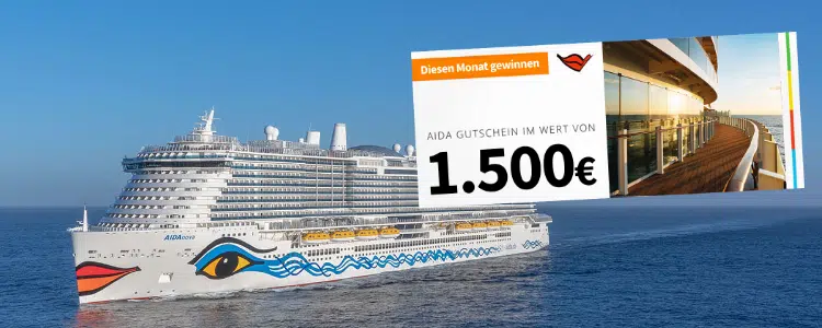 1.500€ AIDA-Gutschein gewinnen