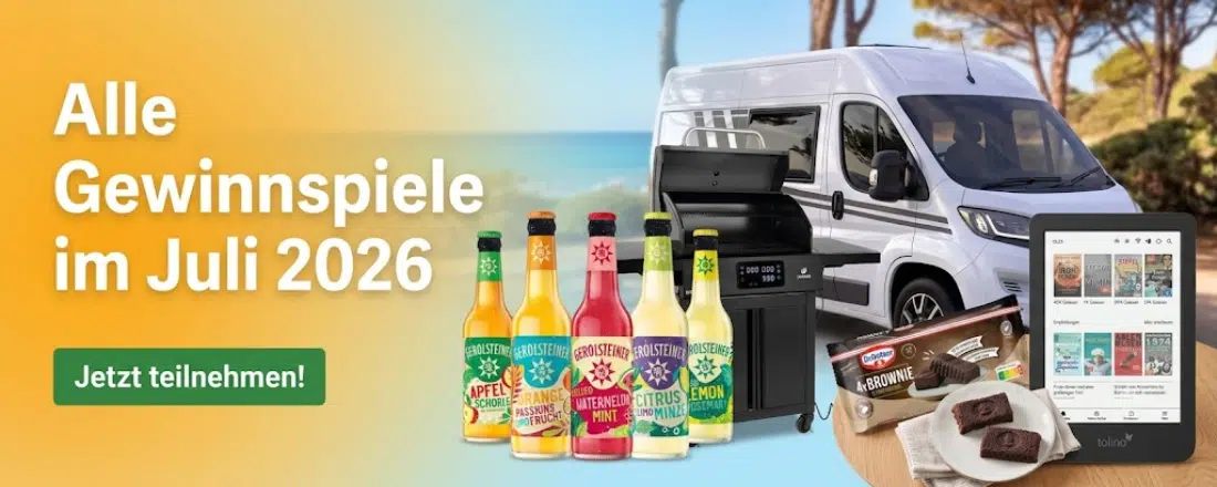 Gewinnspiele Juli 2026