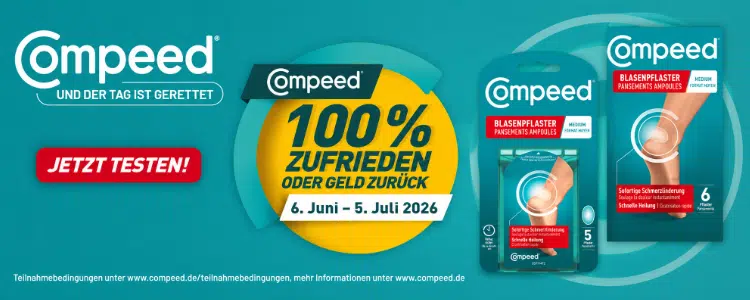 Compeed Blasenpflaster gratis testen