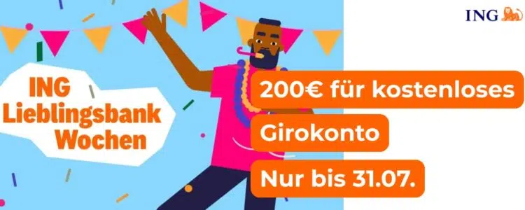 ING Girokonto mit 200€ Bonus