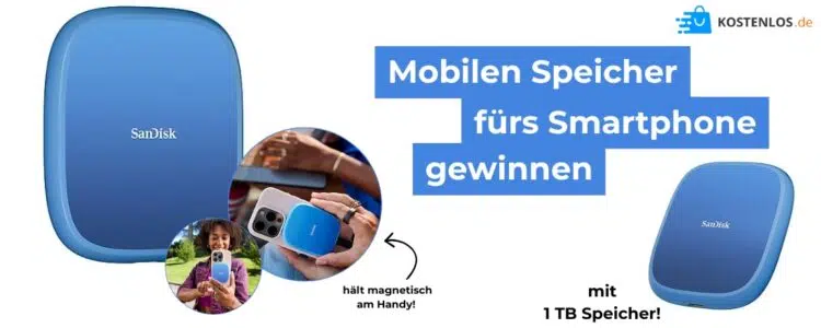 Mobilen Speicher fürs Handy von Sandisk gewinnen