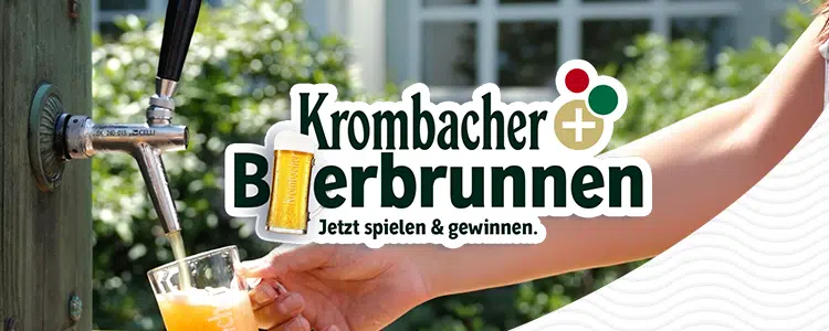 Krombacher Bierbrunnen gewinnen