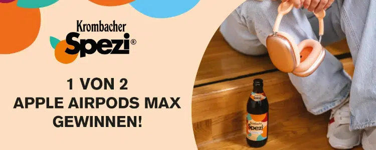 Krombacher Spezi: Chance auf Apple AirPods Max
