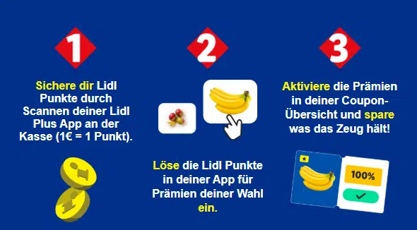 Punkte-Sammeln in Lidl Plus-App erklärt