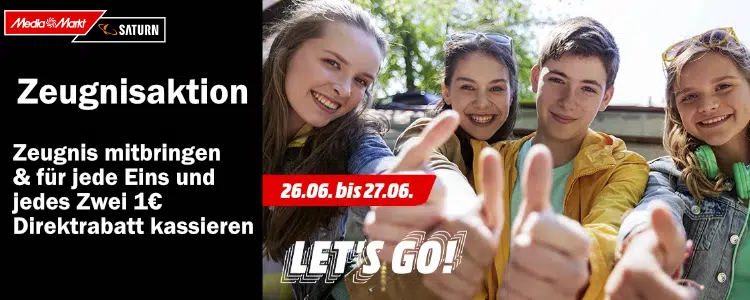 MediaMarkt Zeugnis-Aktion