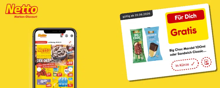 Netto Marken-Discount gratis Eis