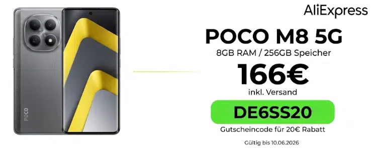 Poco M8 bei Aliexpress