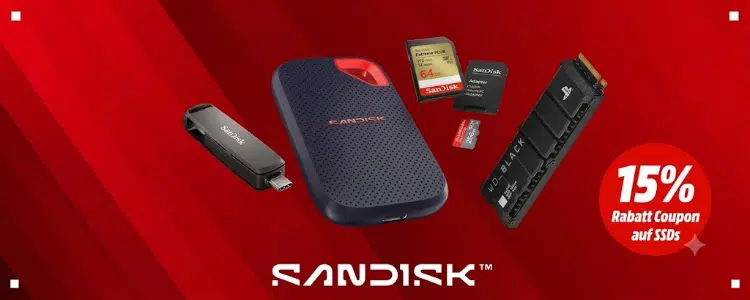 Sandisk-Aktion von MediaMarkt