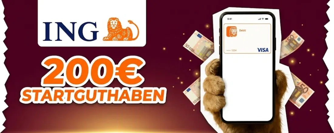200€ Startguthaben bei ING
