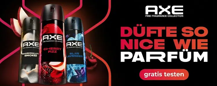 Axe Deo gratis testen