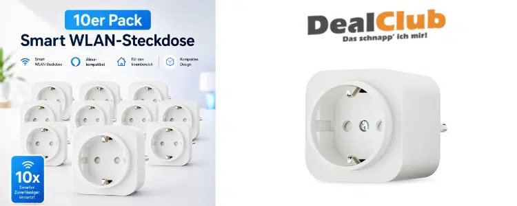 DealClub 10er Set Steckdosen