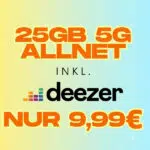 Deezer Premium für 9,99€ mtl.