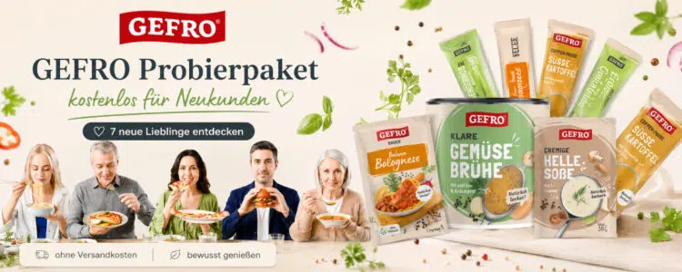 GEFRO modernes Probierpaket