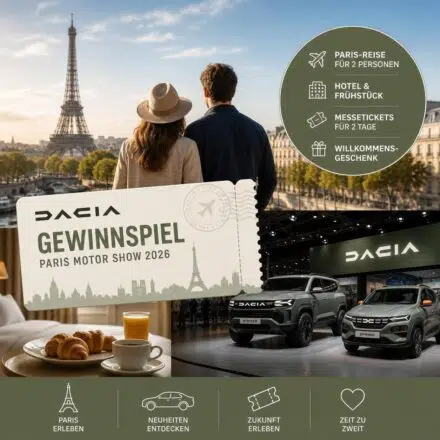 Gewinnspiel von Dacia