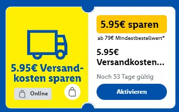 Gratis Versand im Lidl Shop
