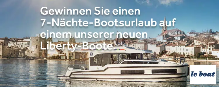 Hausbooturlaub bei le boat gewinnen
