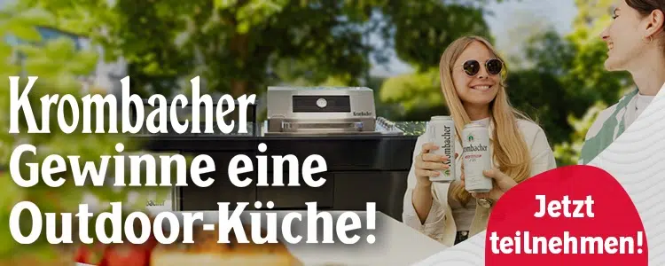 Krombacher verlost Outdoor-Küche