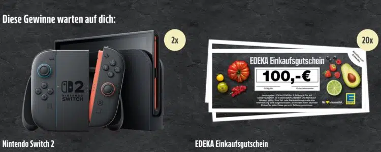 Nintendo Switch bei Edeka gewinnen