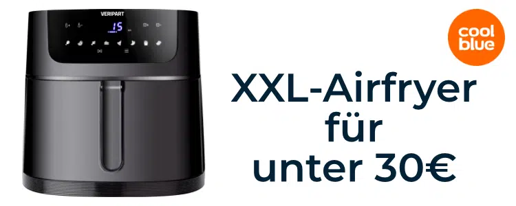 XXL Heißluftfritteuse