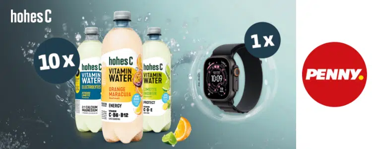 Penny Gewinnspiel: hohes C-Pakete + Apple Watch