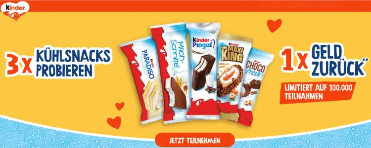 Kühle Snacks von Ferrero