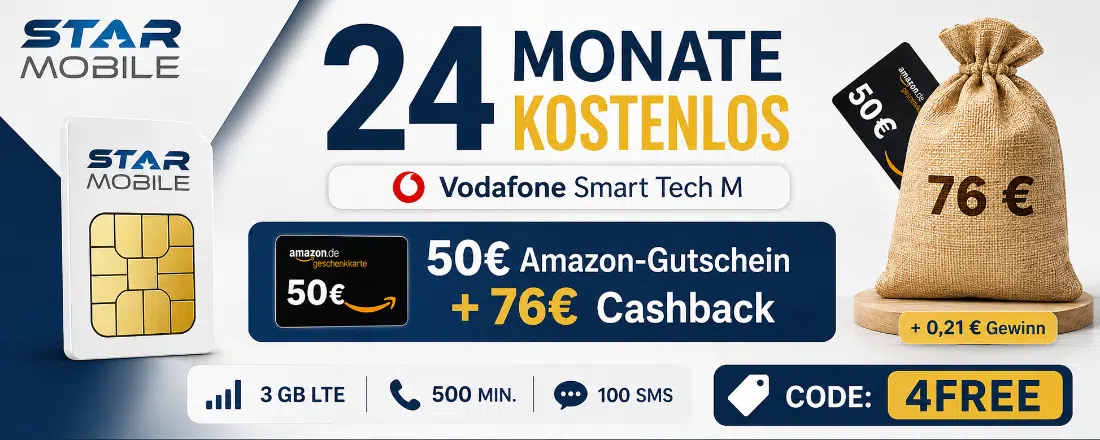 starmobile Vertrag effektiv kostenlos