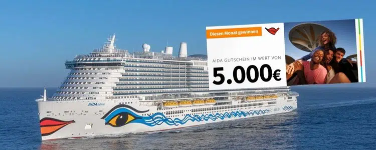 5.000€ Gutschein bei AIDA gewinnen