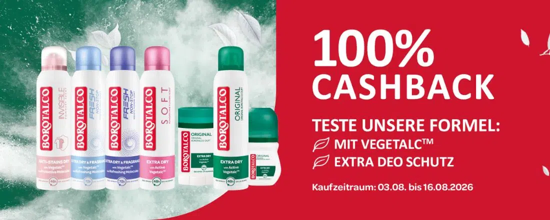 Borotalco-Deo gratis testen