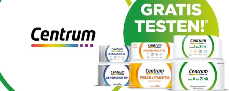 Multivitamin-Produkte von Centrum gratis testen