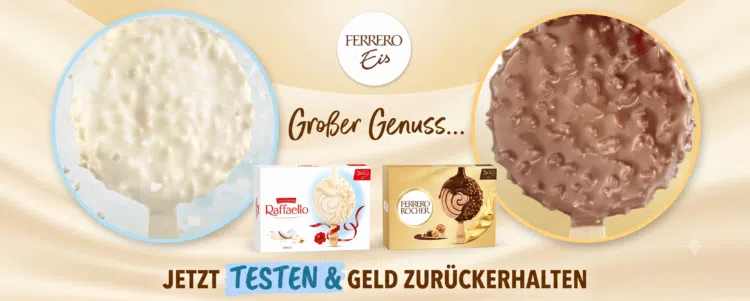 Ferrero Eis gratis testen