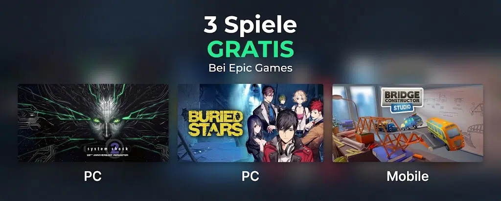 Gratis Games bei Epic Games im Oktober