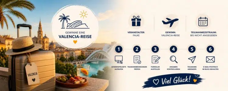 Valencia-Reise bei Falke gewinnen