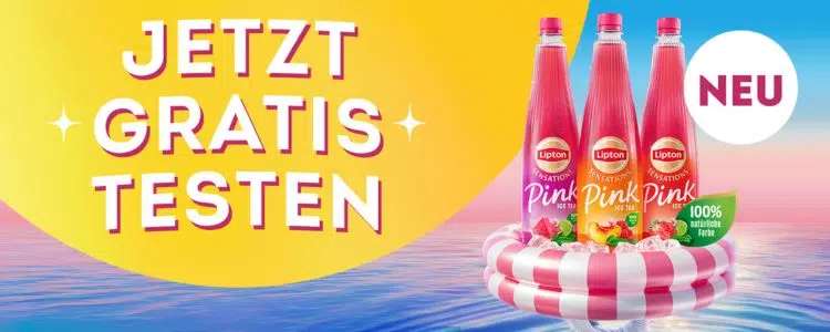 Lipton Pink Ice Tea gratis testen