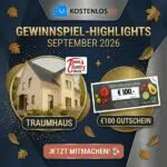 Gewinnspiel-Highlights im September