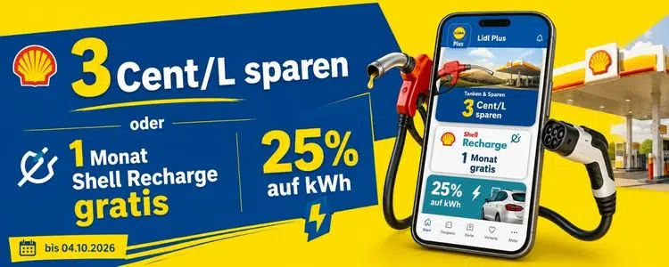 Tankrabatt bei Shell mit Lidl Plus