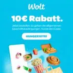 10€ Rabatt bei Wolt erhalten
