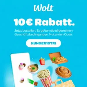 10€ Rabatt bei Wolt erhalten