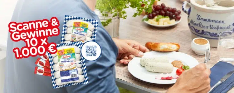 Zimmermann Weißwurst-Gewinnspiel