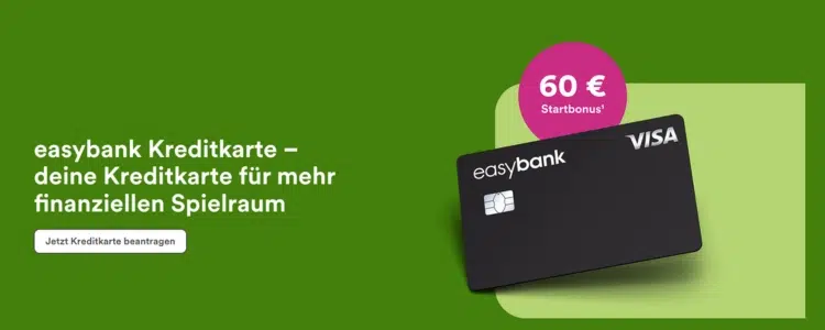 60€ Bonus bei easybank