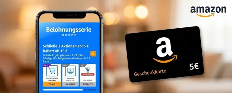 5€ Amazon-Gutschein für Belohnungsserie