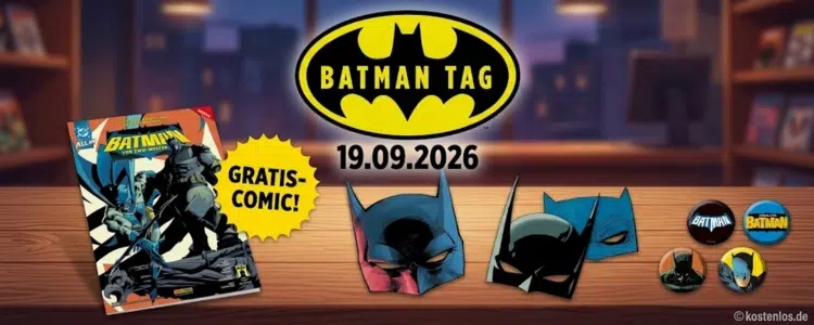 Gratis Comic am Batman-Tag