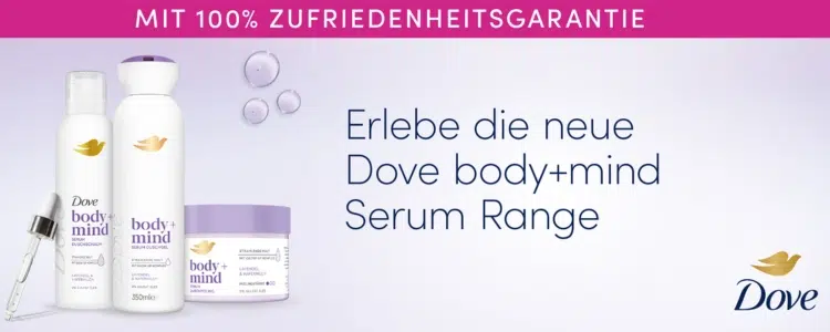 Dove body+mind gratis testen