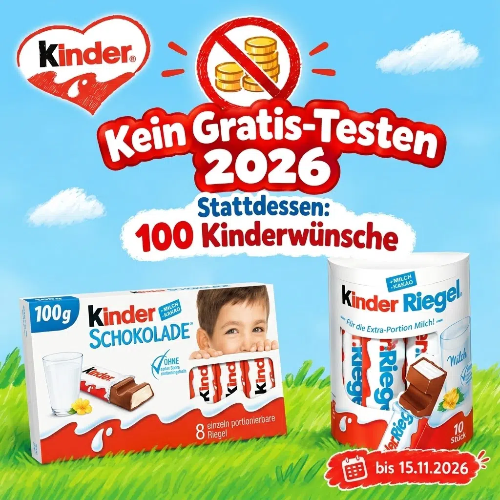 Keine gratis-testen-Aktion von Ferrero