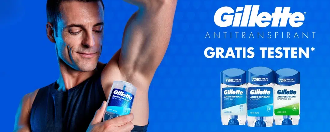 Gilette gratis testen