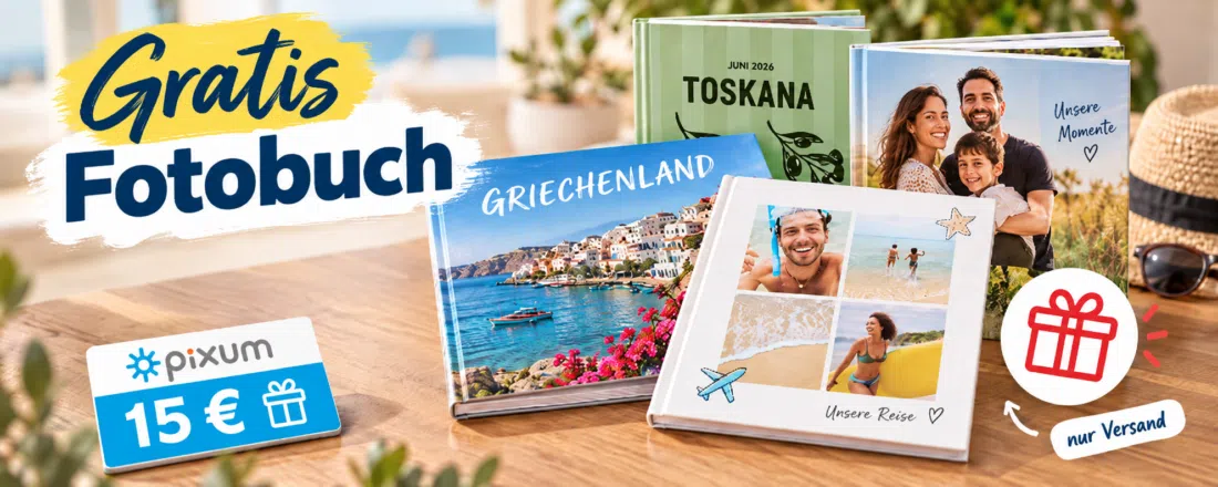 Fotobuch-Aktionen für kostenlose Fotobücher