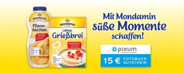Mondamin gratis Pixum-Gutschein