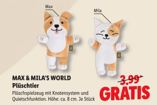 Gratis Plüschtier von Lidl
