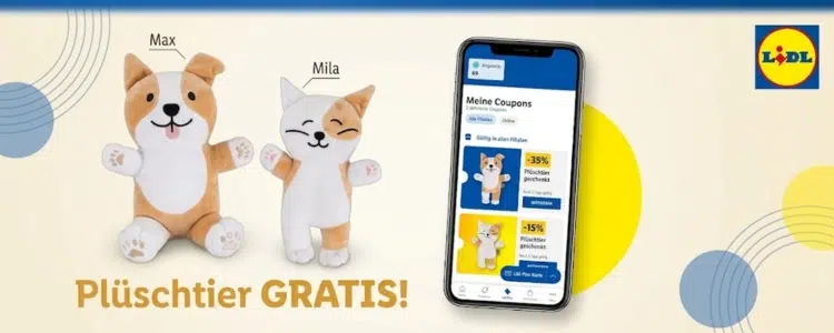 Gratis Plüschtier mit Lidl erhalten